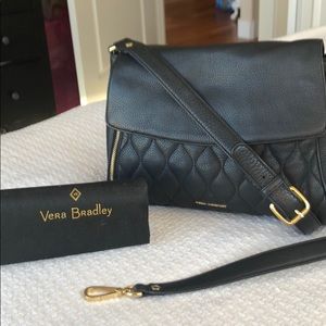 Vera Bradley Leather Cara Convertible Crossbody